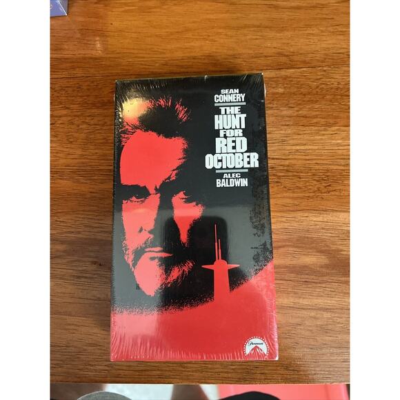 The Hunt for Red October (VHS, 1990) Brand New Sealed - Sean Connery - Picture 1 of 1